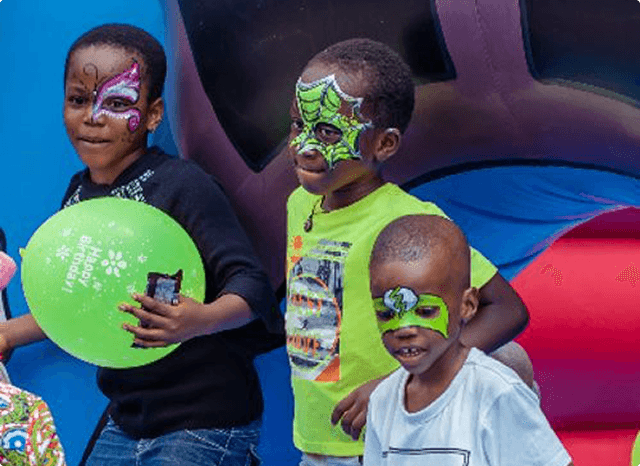 Children celebrating Children's Day at Niger Foundation Hospital