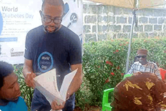 World Diabetes Day outreach in Iwollo