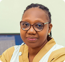 Portrait of Ms. Grace Amiolemen, Head of Nursing Services