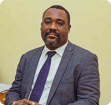 Portrait of Dr. Ifeanyi Anih, Head of Clinical Services